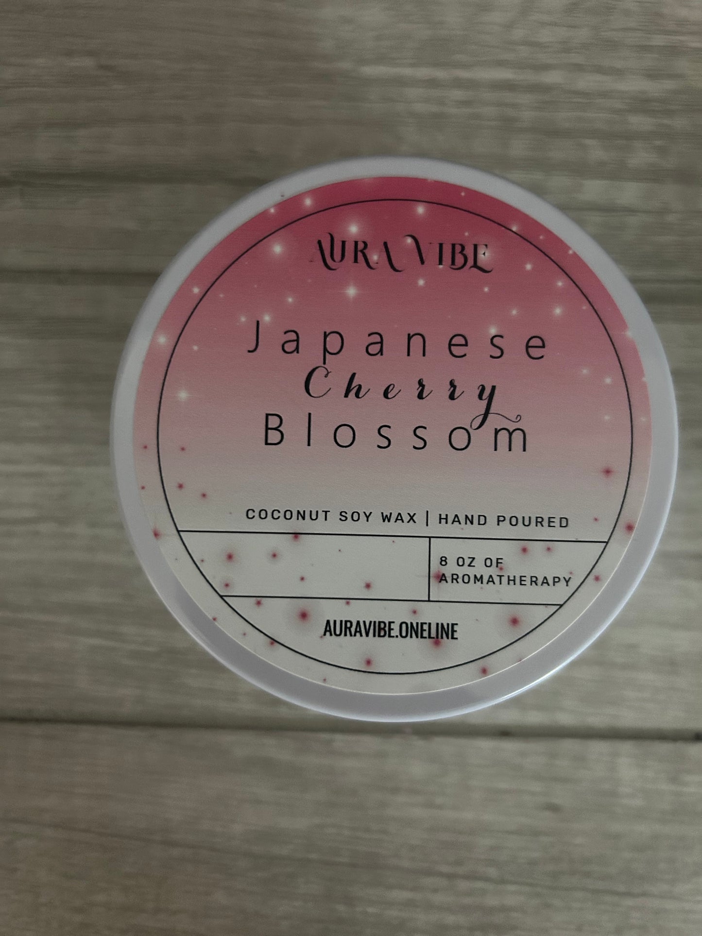 Japanese Cherry Blossom | 100% Natural Coconut-Soy Wax Candle |30