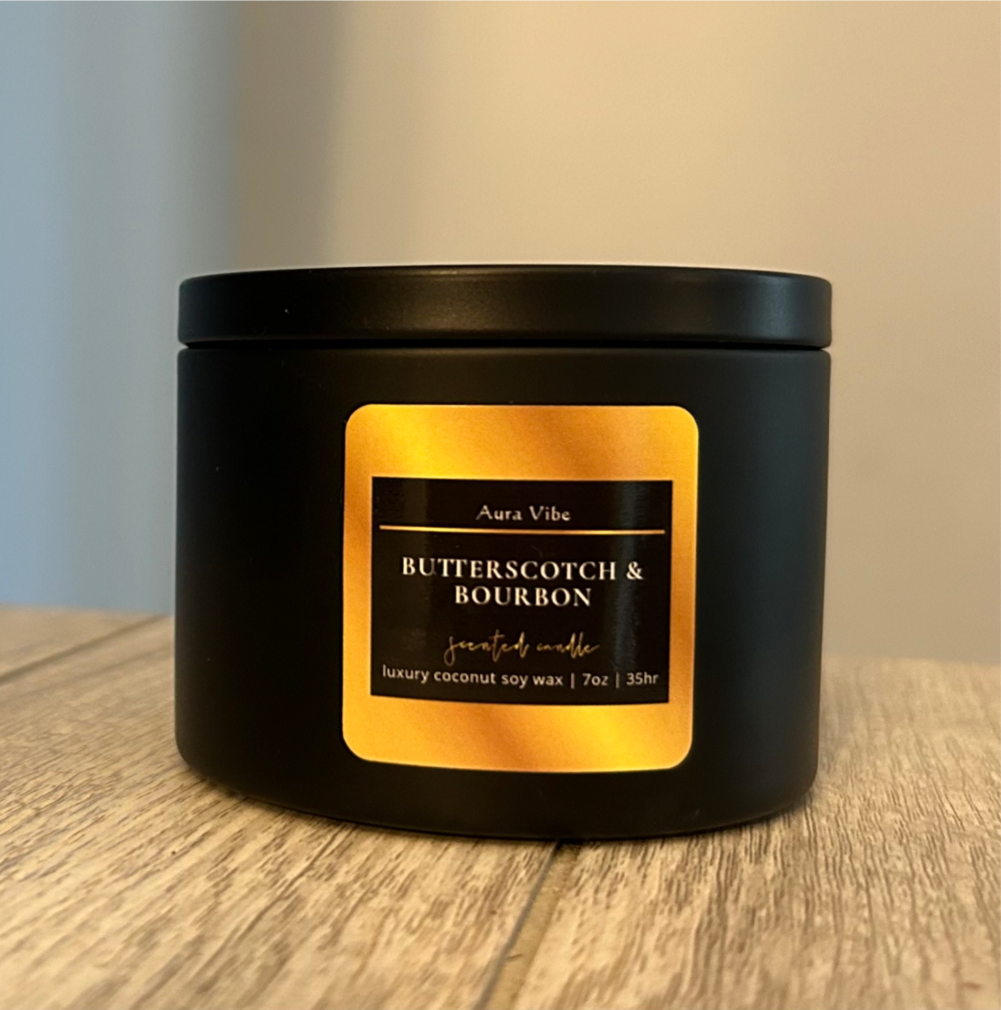 Butterscotch Bourbon | 100% Natural Coconut-Soy Wax Candle | 30 Hour Burn