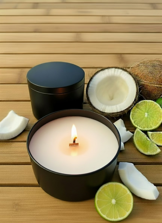Coconut Lime | 100% Natural Coconut-Soy Wax Candle | 30 Hour Burn