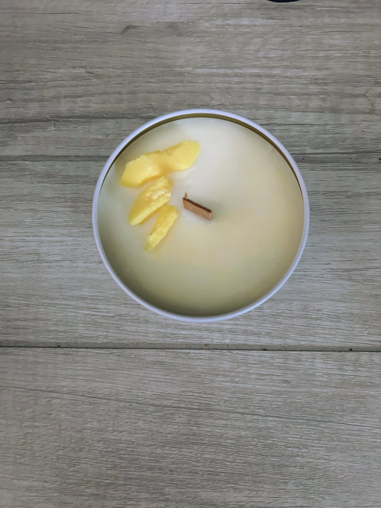 Mango and Coconut Milk | 100% Natural Coconut-Soy Wax Candle |30