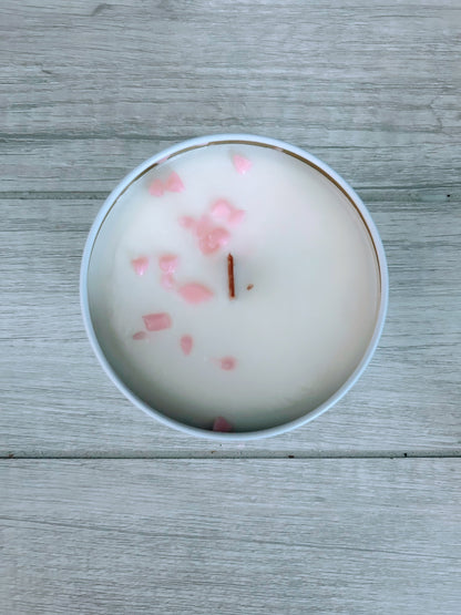 Japanese Cherry Blossom  | 100% Natural Coconut-Soy Wax Candle |30