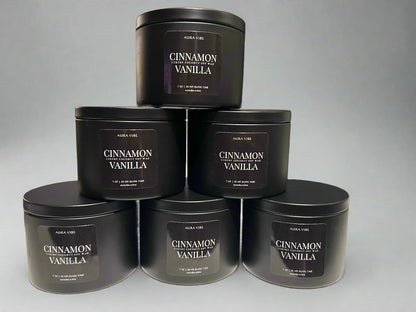 Cinnamon Vanilla | 100% Natural Coconut-Soy Wax Candle | 30 Hour Burn