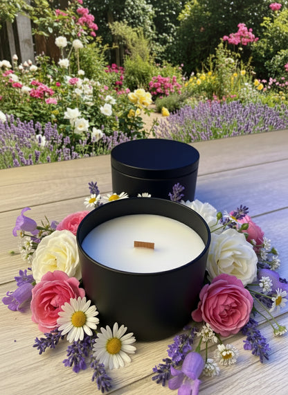 English Garden  | 100% Natural Coconut-Soy Wax Candle |30