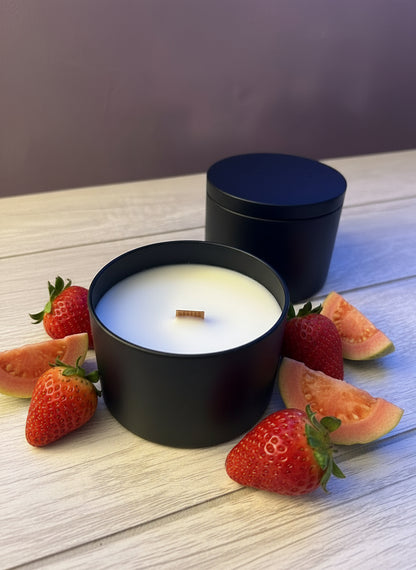 Strawberry Guava   | 100% Natural Coconut-Soy Wax Candle |30